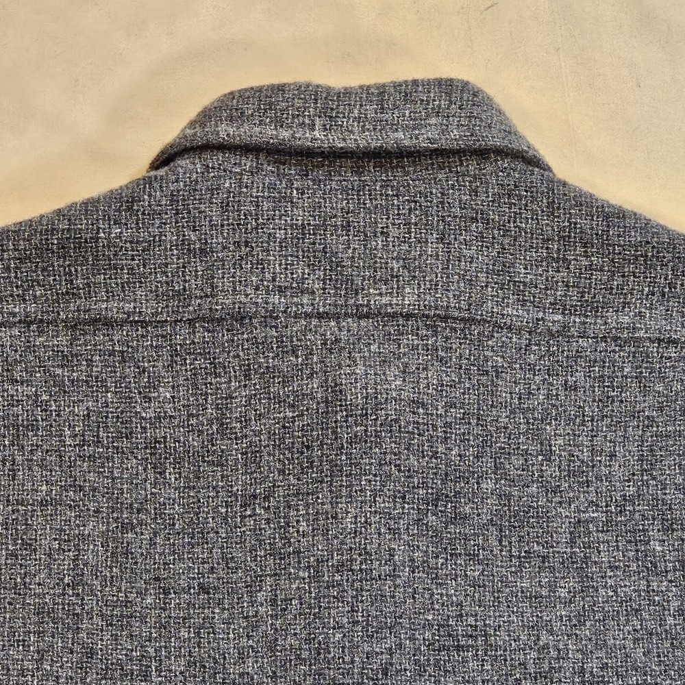 Taylor Stitch Service Shirt Men's Button-up 100% Wool Moss Melange Pocket 42 - Picture 9 of 10